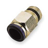 ALPHA FITTINGS 6MN02 MALE CONNECT 1/4 IN TUBE/MNPT BRASS PK10