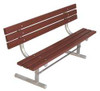 ULTRAPLAY 940P-BRN6 PARK BENCH BROWN RECYCLED PLASTIC 72W