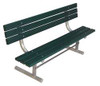 ULTRAPLAY 940P-GRN8 PARK BENCH GREEN RECYCLED PLASTIC 96W