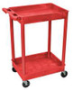 EBSCO INDUSTRIES INC. DBA LUXOR STC11-13W630 E1932 UTILITY CART 300 LB CAP. PE 2 SHEL