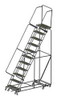 BALLYMORE WA-AD-113214R LOCKSTEP ROLLING LADDER,STEEL,110 IN.H
