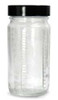 QORPAK GLC-01552 CLEAR GRADUATED MEDIUM ROUNDS WITH BLACK