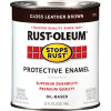 RUST-OLEUM 7775502 PAINT RST OBS LEATHER BROWN QT