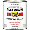 RUST-OLEUM 7790502 PAINT RST OBS IN EX FLT WHT QT