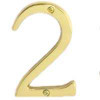 SCHLAGE SC2-3026-605 #2 4IN #2 TRADITION HOUSE NUMBER
