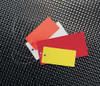 SEE ALL INDUSTRIES TUF-G02R BLANK TAG 3-3/4 X 1-7/8 IN R VINYL PK25