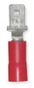 TYRAP 18RAD-188 MALE DISCONNECT RED 22 TO 18 AWG PK 100