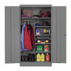 TENNSCO CORP 1482 MED GREY COMBINATION STORAGE CABINET,MED. GRAY