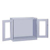 TENNSCO CORP CVDJ1878SUC LIGHT GREY COMBINATION STORAGE CABINET,CLEARVIEW
