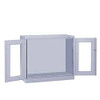 TENNSCO CORP CVDJ2478SUC LIGHT GREY COMBINATION STORAGE CABINET CLEARVIEW