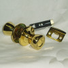 UNITED STATES HARDWARE D-601B RV INTERIOR DOOR PASSAGE LOCK SET, 2-3/8