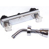 UNITED STATES HARDWARE P-008PN RV SHOWER FAUCET, PLASTIC WITH CHROME FI