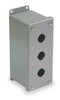 WIEGMANN PBXD3 ENCLOSURE PUSHBUTTON EXTRA DEEP 3 HOLES