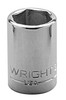 WRIGHT TOOLS 30-18MM 18MM 3/8"DR 6PT STD METRIC SOCKET