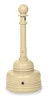 EAGLE 1206BEIGE SAFESMOKER RECEPTACLE POLY W/METAL BUCKE