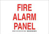 BRADY SPC ABSORBENTS 127338 FIRE ALARM SIGN,7X10",RED/WHITE