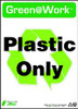 ZING ENTERPRISES, LLC 2031 ZING GREEN AT WORK SIGN PLASTIC ONLY WIT