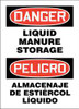 ACCUFORM SIGNS 219141-14X10A DANGER SIGN,ALUM,14X10 IN,BILINGUAL