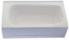 AMERICAN STANDARD 2460002.020 SOAKING TUB WHITE 60INLX32INWX17-3/4INH