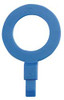 LABEL SAFE 260002 FILL POINT ID WASHER,1 NPT,BLUE,PK6