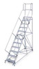 COTTERMAN 2612R2632A3E24B4W4C1P3 ROLLING LADDER HNDRL PLTFM 120 IN H