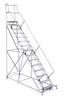 COTTERMAN 2615R2642A3E24B4W4C1P3 ROLLING LADDER HNDRL PLTFM 150 IN H