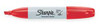 SANFORD CORPORATION 38202 SHARPIE MARKER,CHISEL TIP, RED