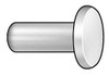HANSON RIVET 41F0606-EA-100 RIVET FLAT 3/16 DIA 3/8 IN L PK100