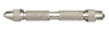 L.S. STARRETT 50608 165 DOUBLE END PIN VISE-0-.125" RANGE