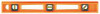 JOHNSON 7724-O LEVEL PLASTIC 24 IN L 3 VIALS ORANGE