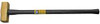 KLEIN TOOLS 7HBRFRH10 BRASS SLEDGE HAMMER, RUBBER HANDLE, 10-P