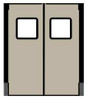 CHASE 9696RD25BEI H1856 SWINGING DOOR 8 X 8FT BEIGE POLYET