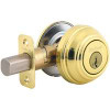 KWIKSET CORPORATION 9803SMTCP 1-CYL DEADBOLT SMT BRT BRASS
