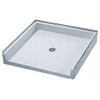 FIAT PRODUCTS ADATN3636081 36" X 36" TERRAZZO SHOWER BASE, 2" CONNE