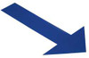 MIGHTYLINE ARROW10B IND FLOOR TAPE MARKERS ARROW BLUE PK 50