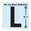 STRANCO INC DBV-1.5-L-10 DIE CUT LETTER LABEL L PK 10