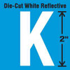 STRANCO INC DWR-2-K-5 LETTERLABEL,VINYL,2INH,1-1/4INW,PK5