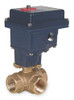 DYNAQUIP CONTROLS EYHG5AUE25 ELECTRONIC BALL VALVE,BRASS,1 IN.