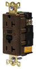 HUBBELL GFR5362SG GFCI DUPLEX 20A 125V BROWN