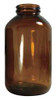 QORPAK GLA-00913 AMBER GLASS WIDE MOUTH PACKER BOTTLES