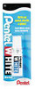 PENTEL PEN100W PERMANENT MARKER WHITE BULLET