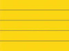 MAGNA VISUAL PMR-762 MAGNETIC STRIPS, PRE-CUT, 6IN, YELLOW, P