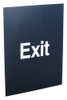 VISIONTRON PS811-02BK 8.5X11 SIGN - EXIT (DOUBLE SIDED)