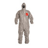 DUPONT TF145TGY4X000600 HOODED CR COVERALLS 4XL PK6