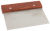 CRESTWARE WHDS63 DOUGH SCRAPER STEEL/WOOD 6-1/2 IN