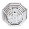SAFETY TECHNOLOGY INTERNATIONAL STI-9601 SMOKE DETECTOR GUARD STEEL WIRE FLUSH