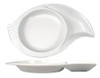 ITI SN-16-EW SNAIL PLATE 10-1/2 WHITE PK36