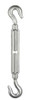 CHICAGO HARDWARE 02201 9 TURNBUCKLE,HOOK & HOOK,GALV,3/4 X 9 IN