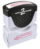 ACCUSTAMP 2 038848 D3768 MICROBAN MESSAGE STAMP FAXED 3/16