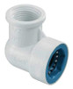 HYDRORAIN 06547 ELBOW,1/2 IN. TUBE X 1/2 IN. FPT,150 PSI